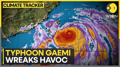 Typhoon Gaemi: Role of climate change in extreme events | WION Climate Tracker | WION News