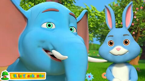 Happy Elephant Song & More Kindergarten Rhymes & Cartoon Videos by Little Treehouse