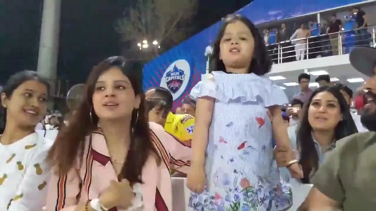 Missing Ms Dhoni’s adorable cheerleader #cskvsrcb