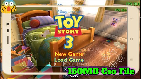 Toy Story 3 (gameplay) PSP Emulator no Android!