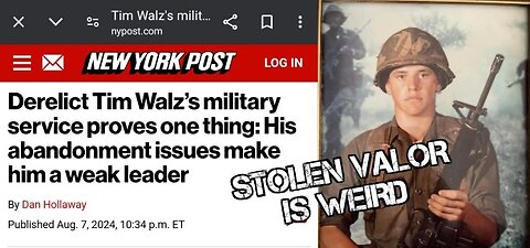 STOLEN Valor Is WEIRD
