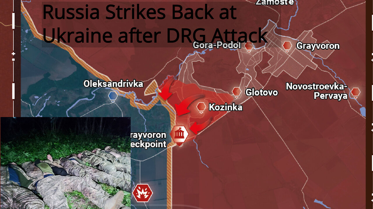 Ukraine Russian War, Rybar Map and Combat Footage for May 23, 2023, Russian Strikes DRG Group