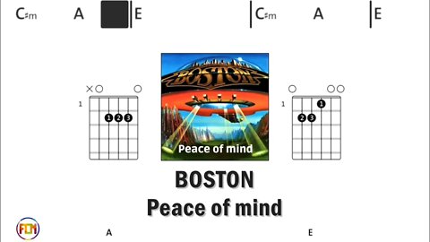 BOSTON Peace of mind - Guitar Chords & Lyrics HD