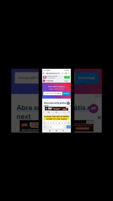 Como baixar video do reels do Instagram sem aplicativo e online 📲