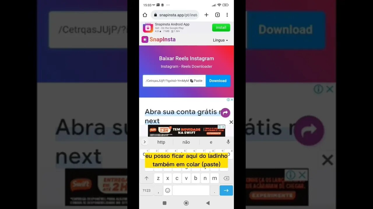 Como baixar video do reels do Instagram sem aplicativo e online 📲