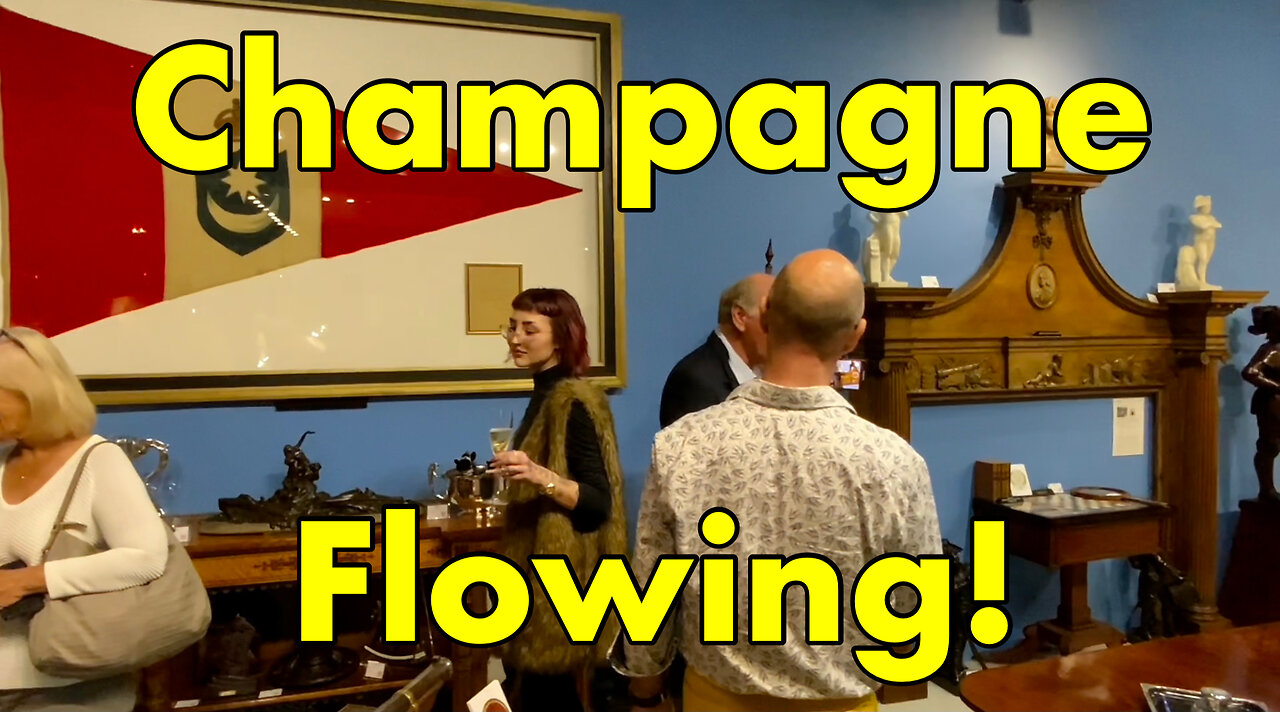 What is it like attending the exclusive opening night of the LAPADA ANTIQUES FAIR (2023)
