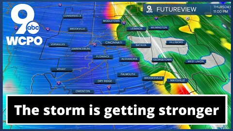Winter weather update: The storm is getting stronger