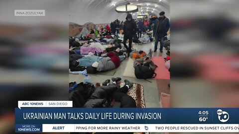 Ukrainian man talks daily life during invasion