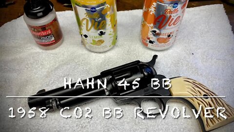 Hahn 45 BB CO2 powered bb revolver made by Crosman in 1958