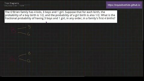 Tree Diagrams: Word Problem