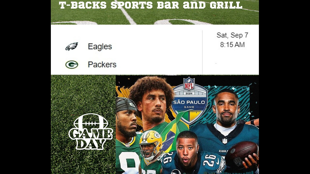T-Backs Sports Bar and Grill Sports Schedule and Pizza special for Saturday Sept 07, 2024