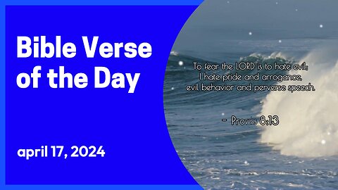 Bible Verse of the Day: April 17, 2024