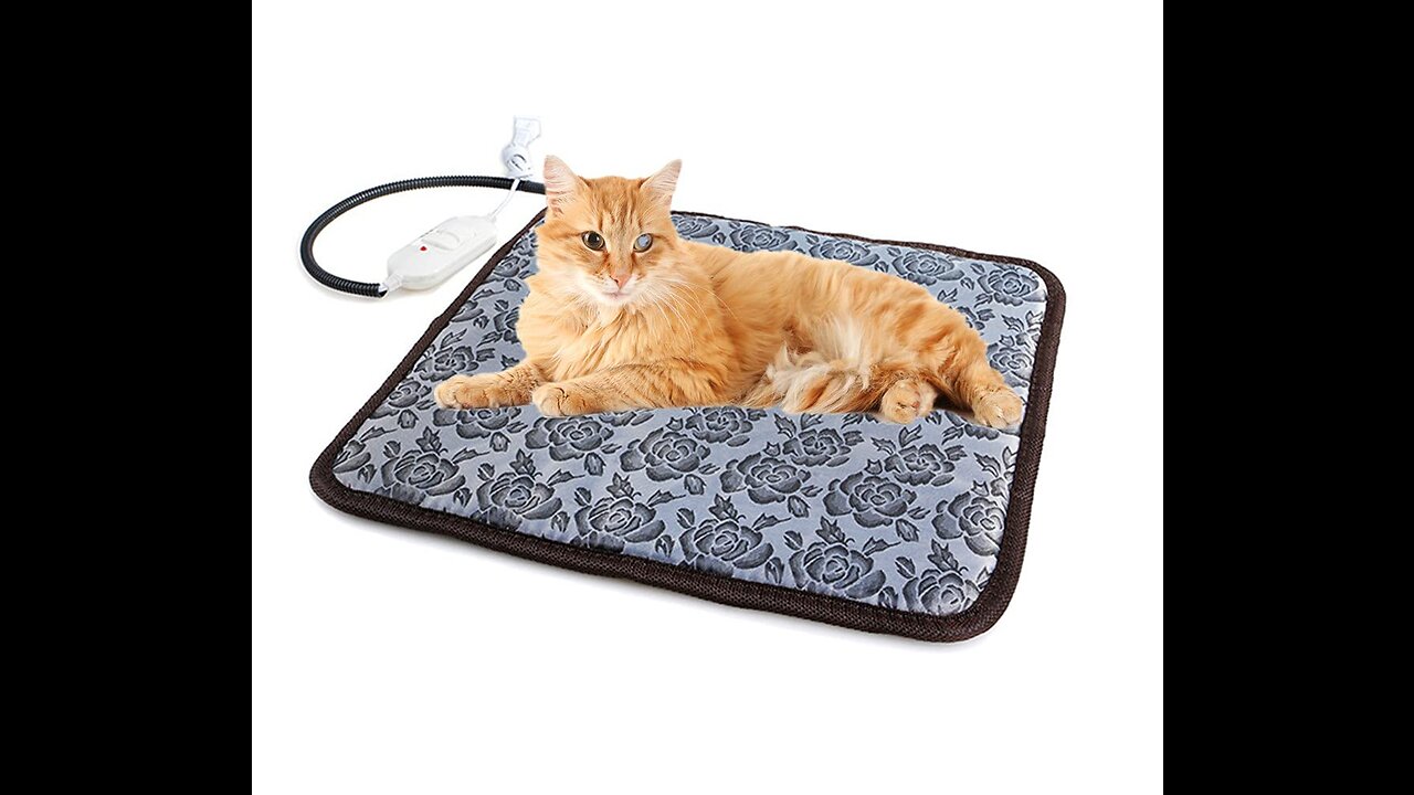 Homello Pet Heating Pad for Cats Dogs, Waterproof Electric Heating Mat Indoor, Adjustable Warmi...
