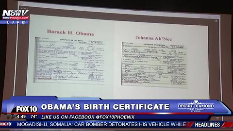 Obamas Birth Certificate Exposed