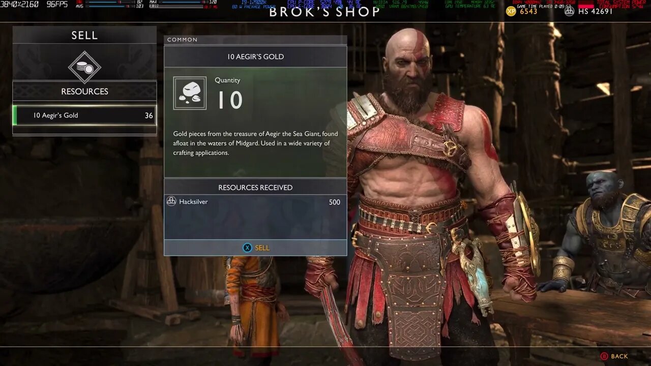 God of War RtX 3090 12900k 5300Mhz