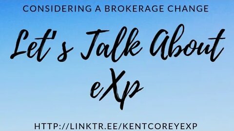 Let’s talk about #eXpRealty