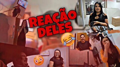 REAÇÃO DO PESSOAL DO MEU SERVIÇO AO VER COMO FICOU MEU CABELO 😂💔 *olha no que deu*