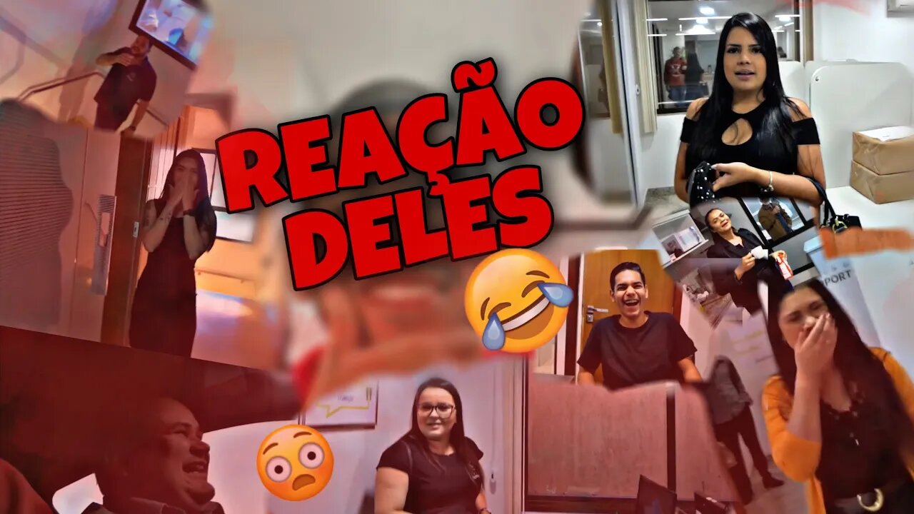 REAÇÃO DO PESSOAL DO MEU SERVIÇO AO VER COMO FICOU MEU CABELO 😂💔 *olha no que deu*
