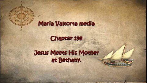 Jesus Meets His Mother at Bethany.
