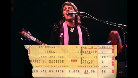 June 2, 1976 - The Actual Date of My First Concert: Paul McCartney and Wings in Chicago