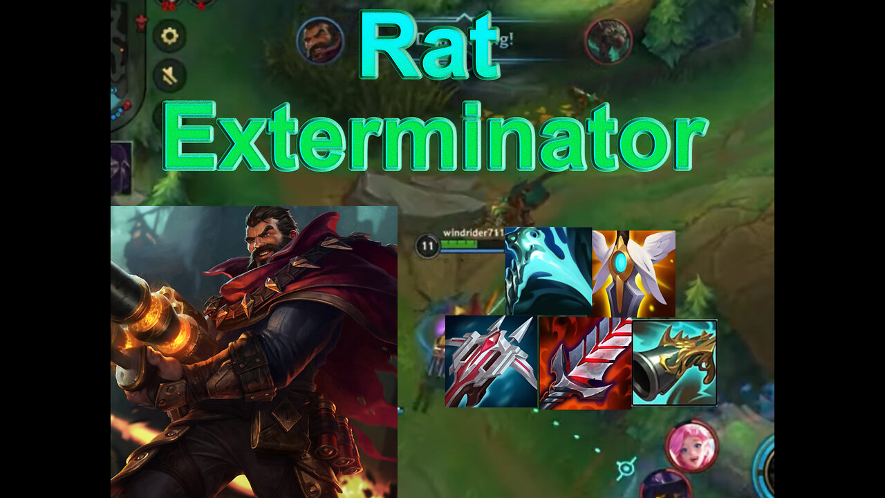 Wild Rift Gameplay: Graves the Rat Exterminator