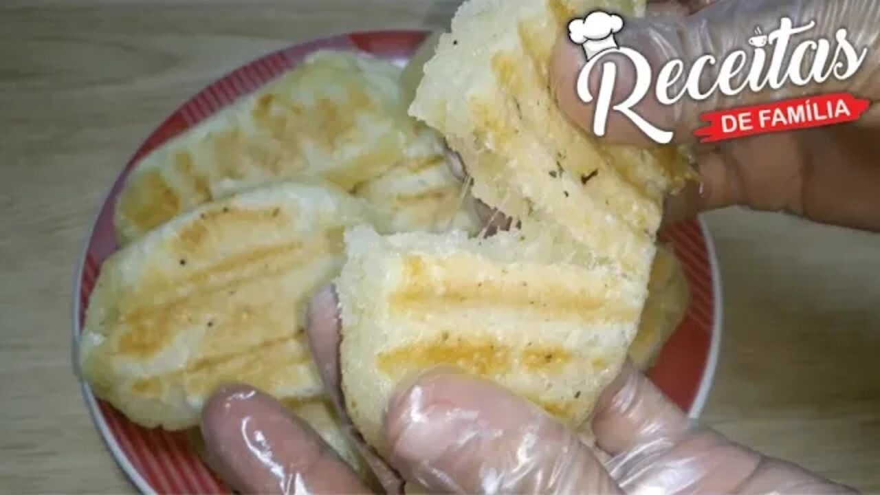 PÃOZINHO DE TAPIOCA RECHEADO ASSIM VOCÊ NUNCA VIU!!