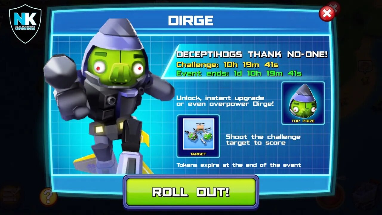Angry Birds Transformers - Dirge - Day 5 - Featuring Dirge