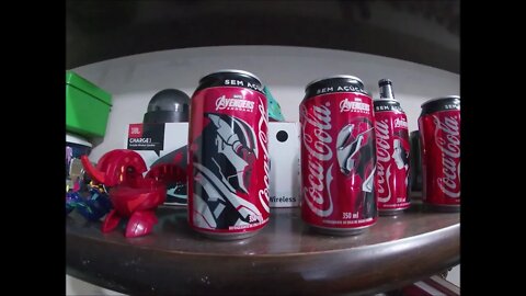 Coleção - Vingadores lata de Coca-Cola