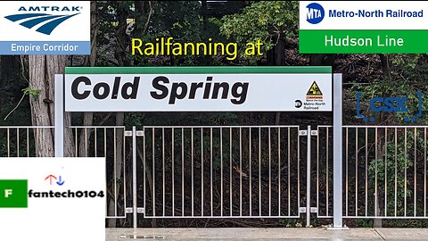 Railfanning at Cold Spring (R2) during the PM rush hour with Metro North & Amtrak!