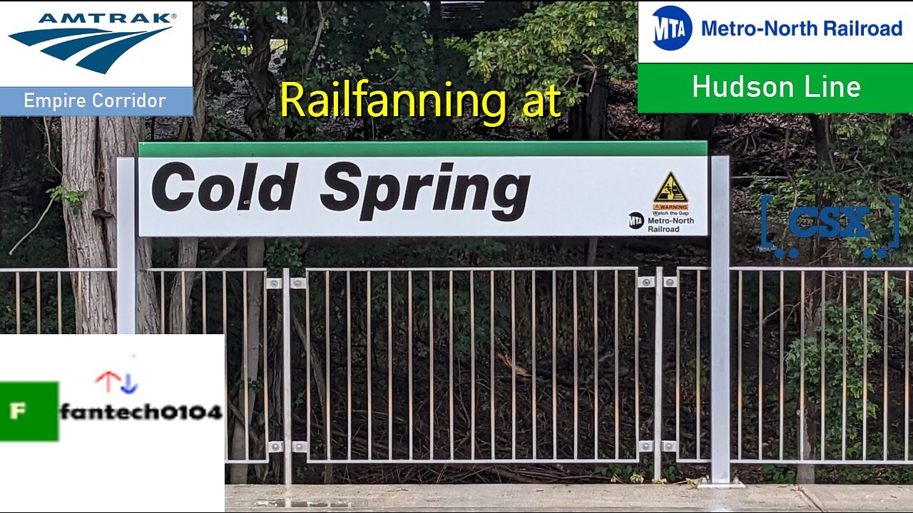 Railfanning at Cold Spring (R2) during the PM rush hour with Metro North & Amtrak!