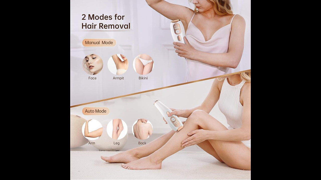 Laser Hair Removal IPL Laser Hair Removal for Women and Men Permanent, 999999 Flashes, At-Home Hair Removal Device for Facial Legs Arms Whole Body Use . EFFECTIVE IPL HAIR REMOVAL: Our laser hair removal adopts an advanced 3.0 IPL technology and its