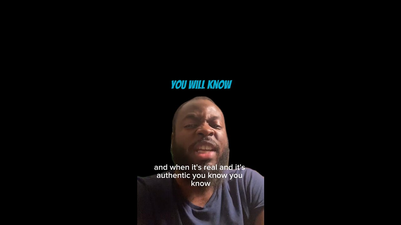 You Will Know #dayodman #real #authentic #eeyayyahh #motivation