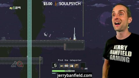 Risk of Rain (2013) on PS5 First Play and Review Live on Twitch with Jerry Banfield