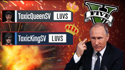 PUTIN ENFRENTANDO O REI E A RAINHA TOXICA NO GTA ONLINE!