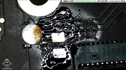 Replacing SMD capacitor without hot air station flat on the board PLEASE WORK THIRD UPLOAD
