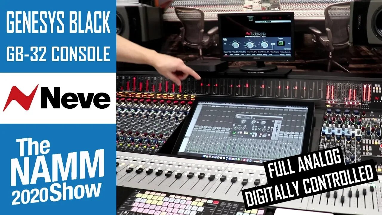AMS Neve GENESYS BLACK: The Perfect Analog Console NAMM 2020