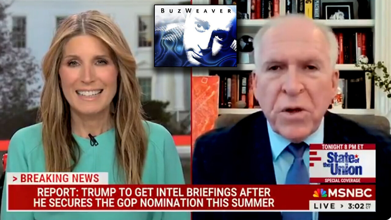John Brennan On MSNBC (Establishment) Withholding Intel From Candidate Donald Trump