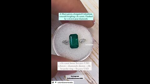 Best price places to buy loose Colombian emeralds for ring and jewelry sets wholesale pricing