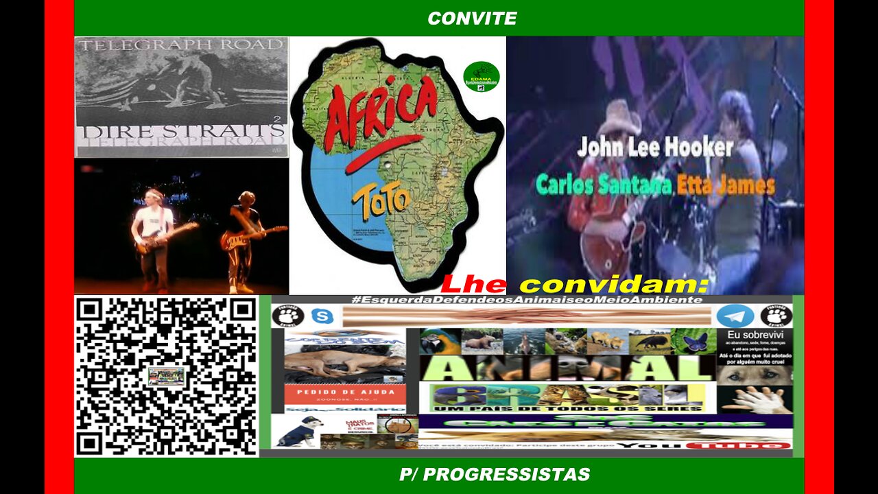 🔴 Dire Straits - Toto - John Lee Hooker, Carlos Santana and Etta James