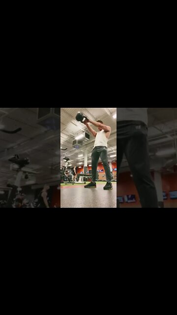 Kettlebell swings to build the booty