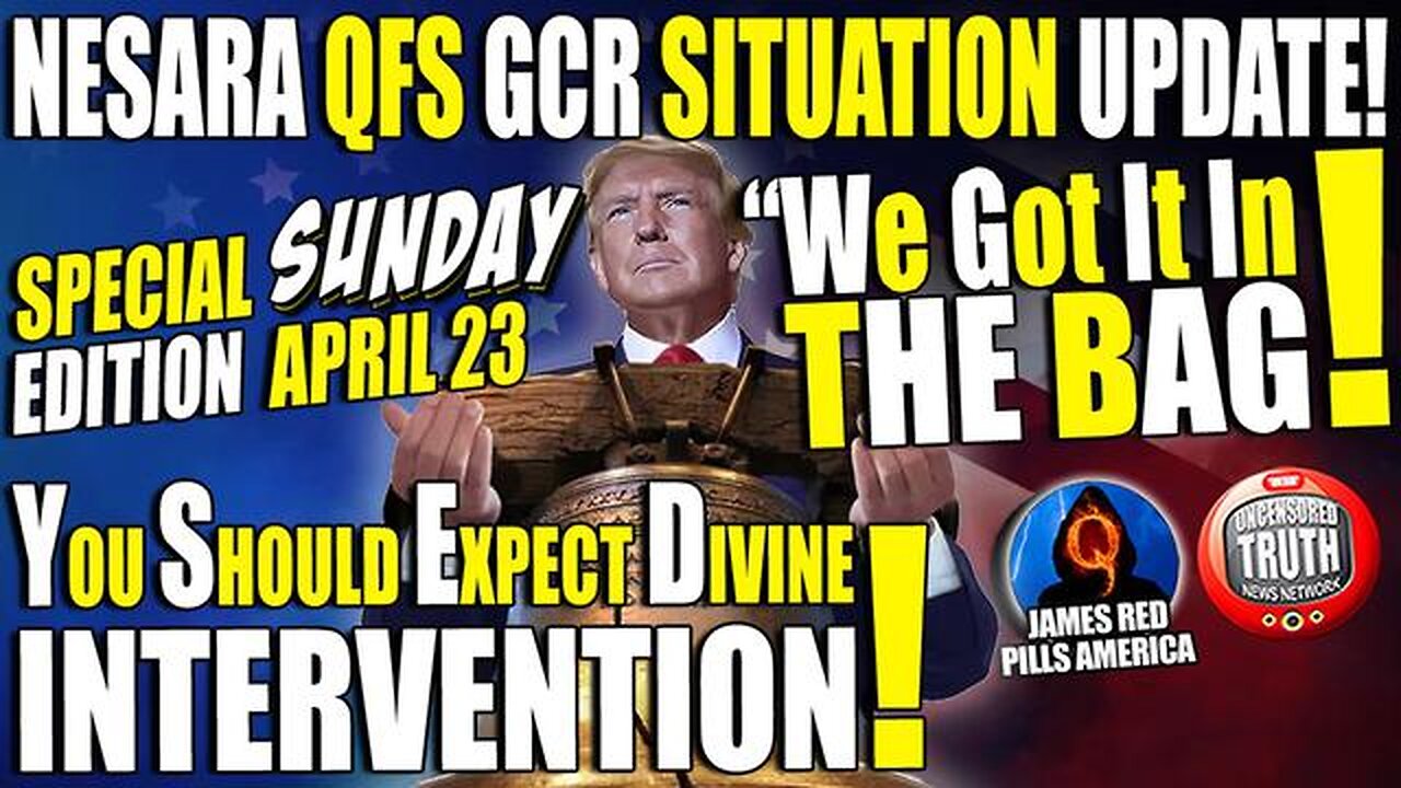 SUNDAY SITUATION UPDATE 4/23! TRIBUNALS NESARA QFS GCR O'SAVIN TRUMP X22 BARDSFM JACO ROGAN Q BOOM!