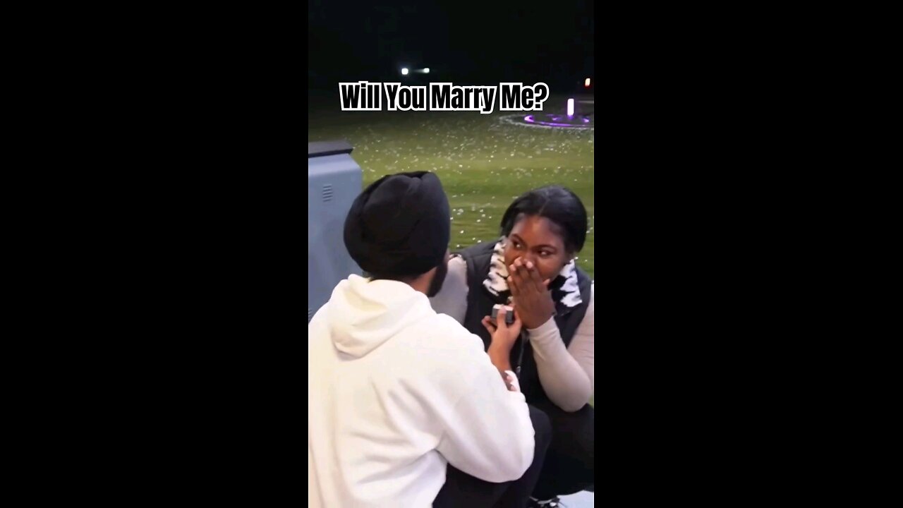 Engagement proposal: SAID YES 💍