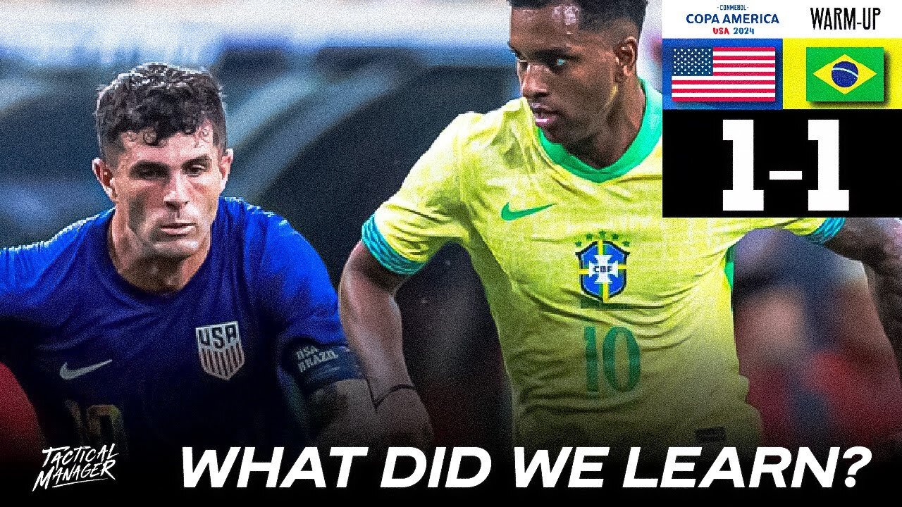 Brazil vs USA | (1-1) | Highlight | 13 June 2024 |