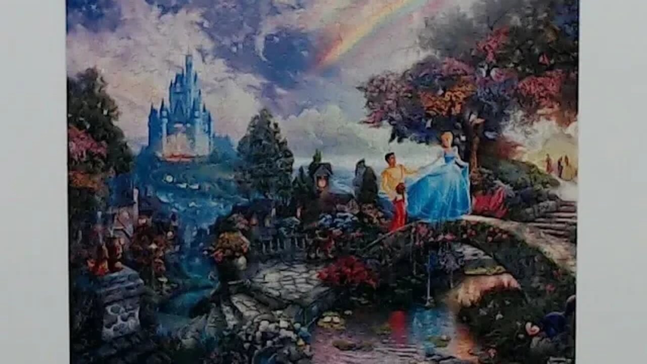 Cinderella Jigsaw Puzzle Time Lapse