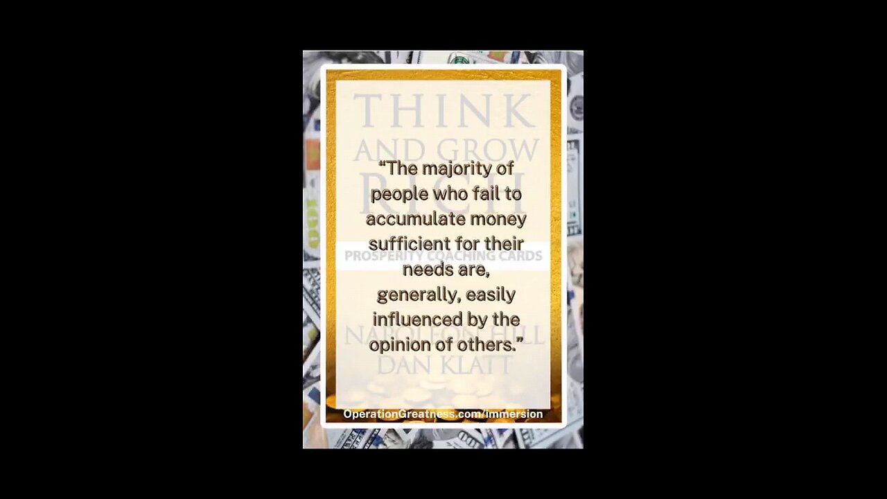 Today's OperationGreatness.com ProsperityCoaching