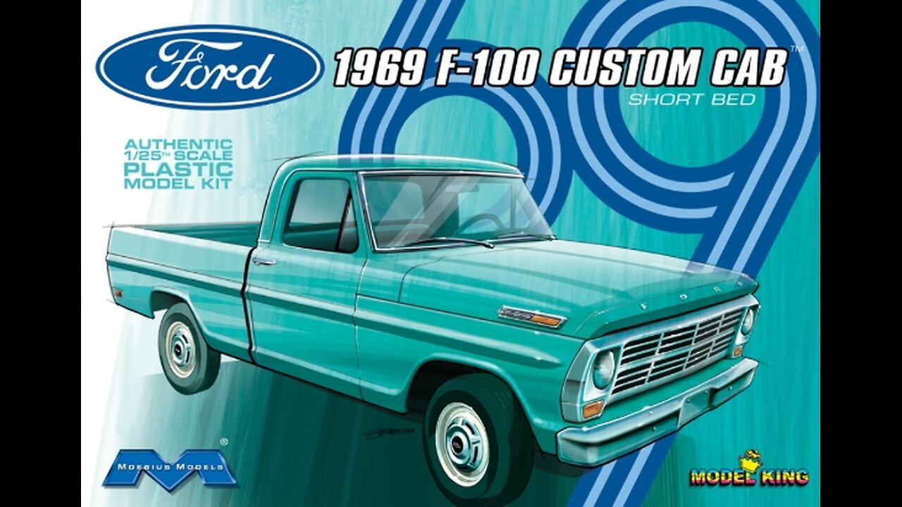 Ford F-100 Custom Cab (Moebius Models)