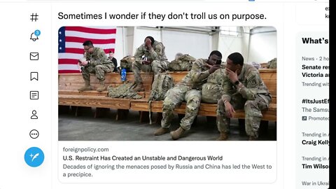 世界的問題是美國沒有在足夠的地方進行干預💀💀💀