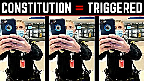 ID REFUSAL at Airport Triggers Childish Deputy 🔴🔵 First Amendment Audit #USConstitution