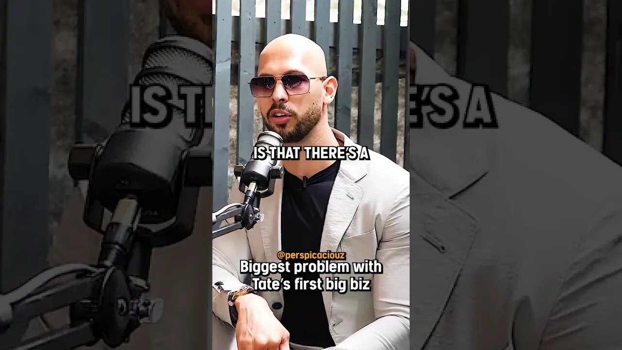Andrew Tate's first business problems with women