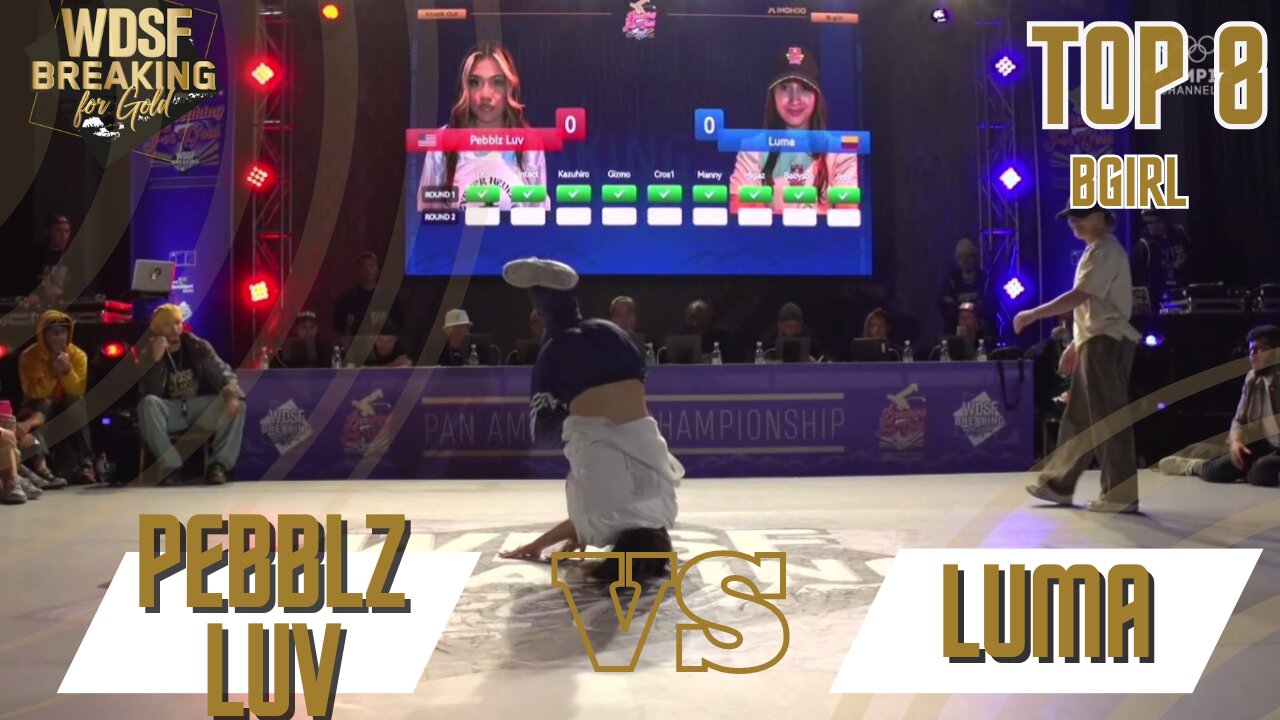 BGIRL PEBBLZ LUV VS BGIRL LUMA | TOP 8 | WDSF PAN AMERICAN BREAKING CHILE 2023